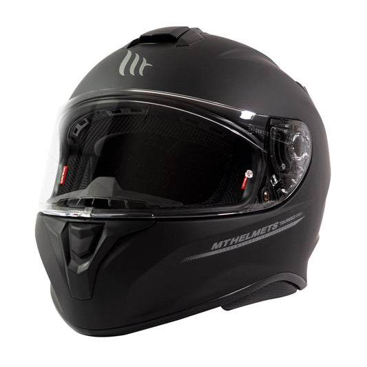 Casco MT FF106 Targo Solid A1 Negro Mate