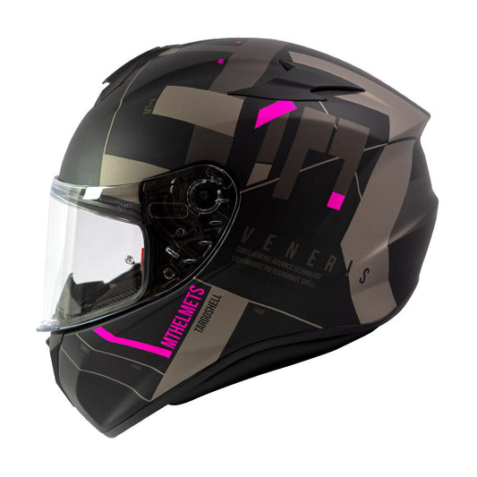 Casco MT FF106 Targo Veneris B8 Rosa Mate