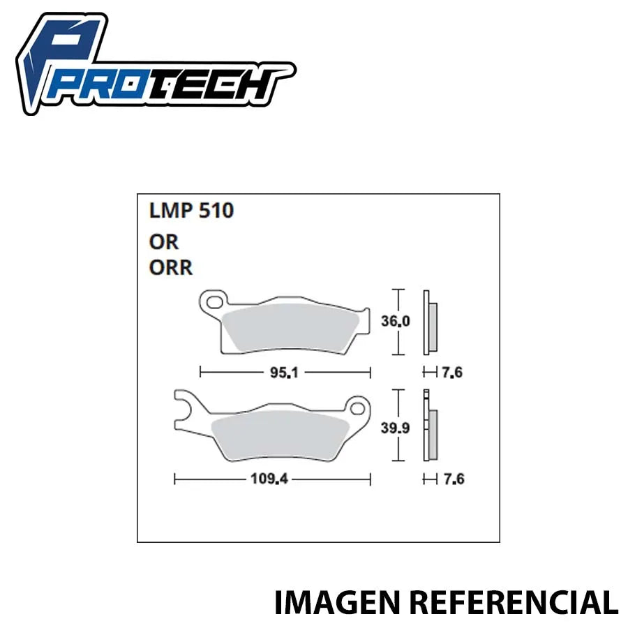 Pastilla Freno Protech Sinterizada GS LMP500