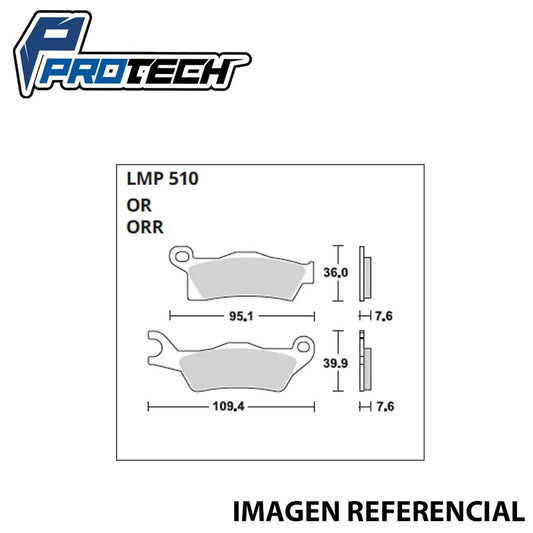 Pastilla Freno Protech Sinterizada GS LMP500
