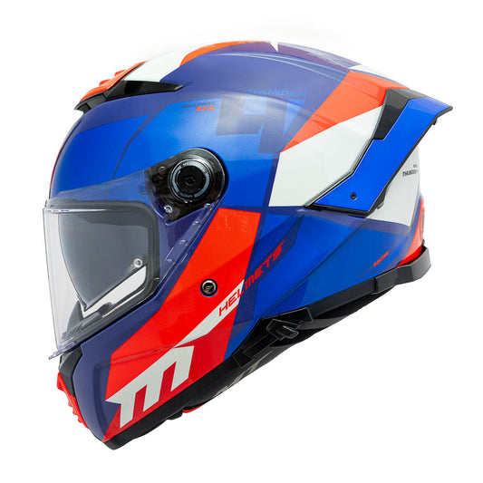 Casco MT FF118 SV Thunder 4 SV Exa C7 Azul Brillo