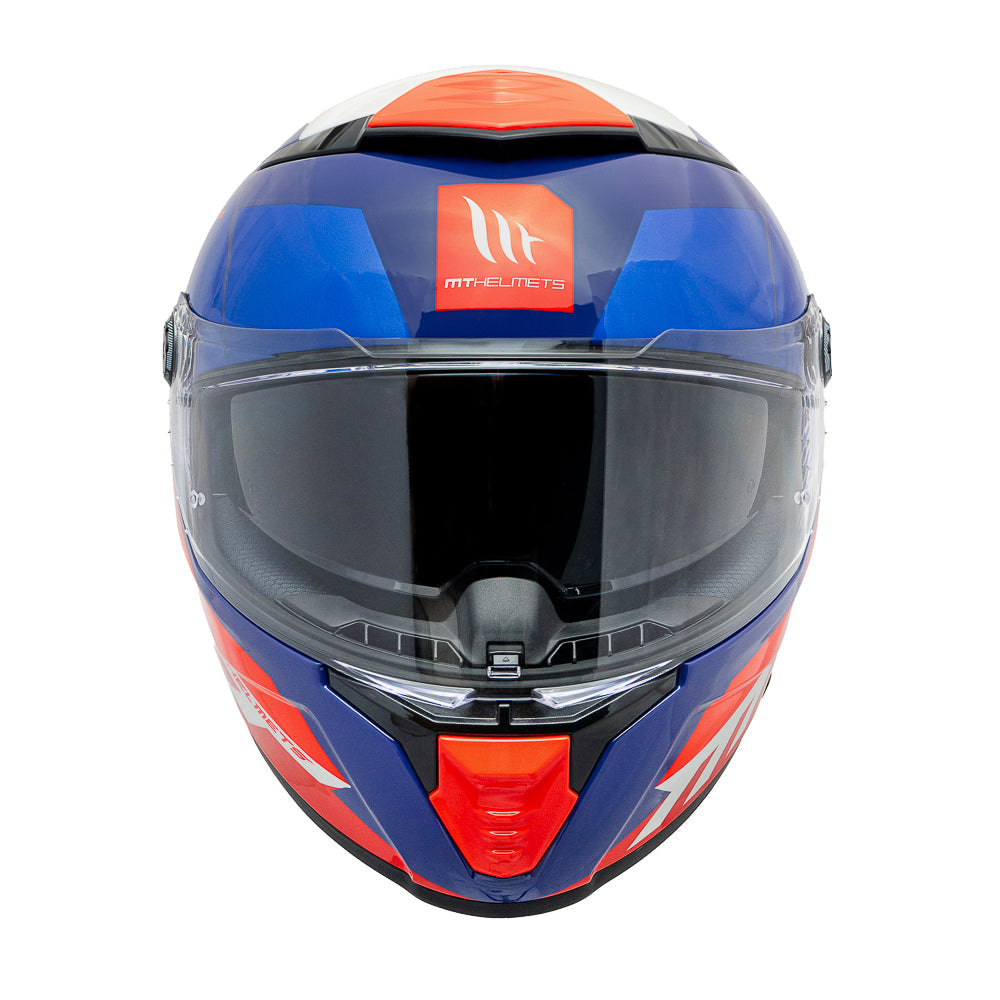 Casco MT FF118 SV Thunder 4 SV Exa C7 Azul Brillo