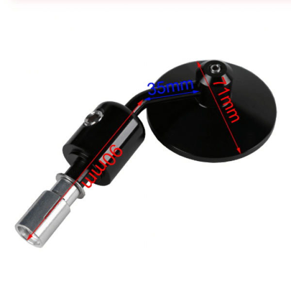 Espejo Cafe Racer KTM 390 Negro