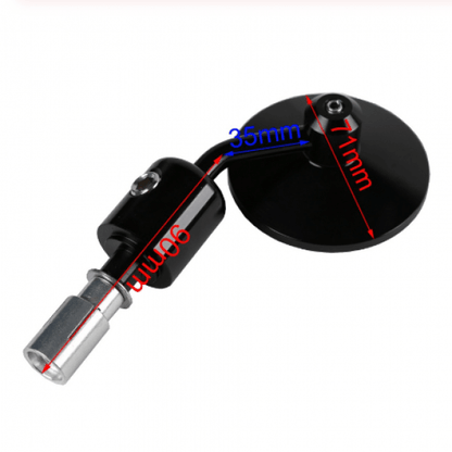 Espejo Cafe Racer KTM 390 Negro