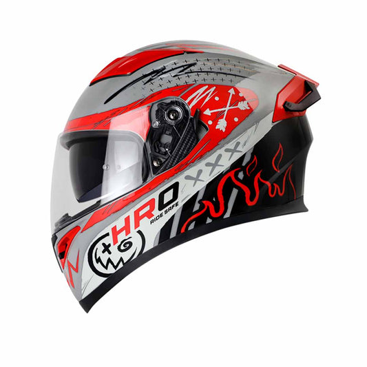 Casco HRO 514 Polansky Rojo