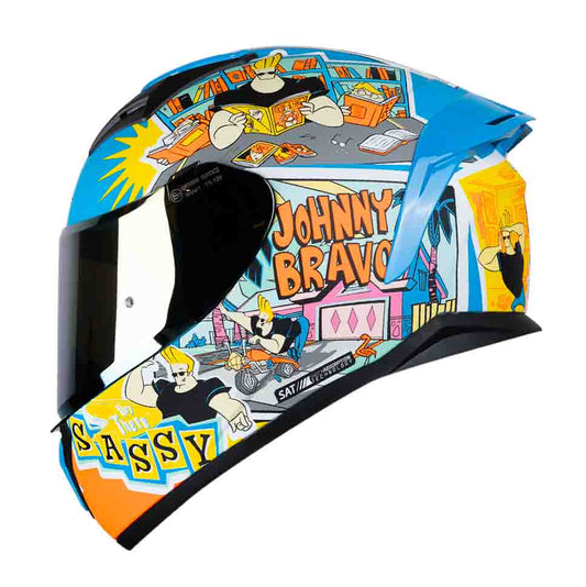 Casco Shaft 582 Johny Bravo Azul