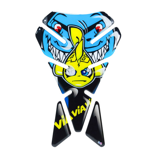 Adhesivo Cubre Estanque Celeste Amarillo