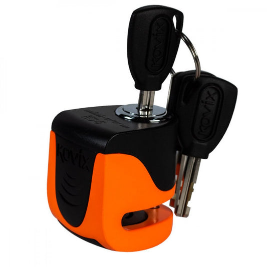 Candado Kovix Alarma KS6 Naranjo Fluor