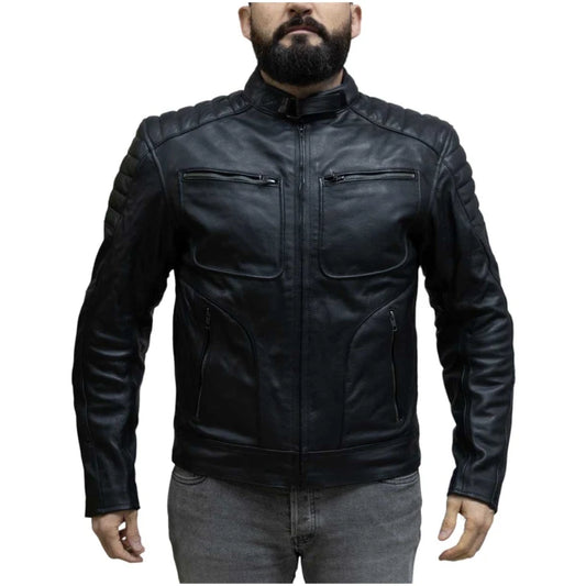 Chaqueta Armad Falcon Cuero Negro
