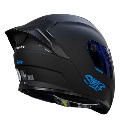 Casco SHAFT 502 Negro Azul