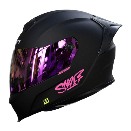 Casco Shaft 502 Negro Rosa