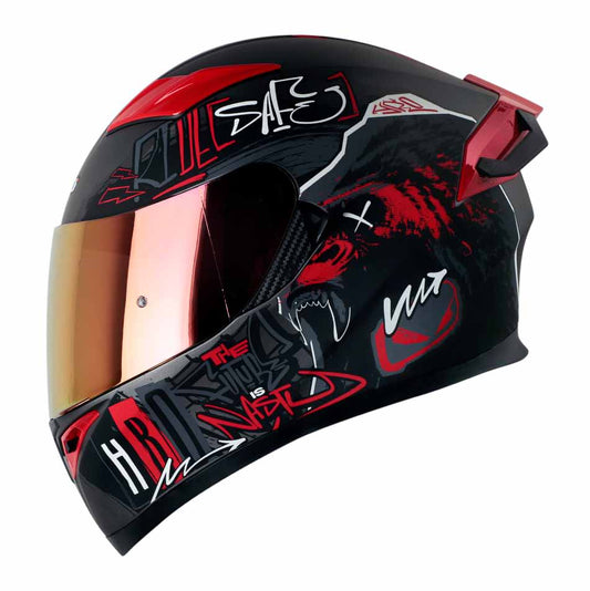 Casco HRO 514 Grunge Rojo