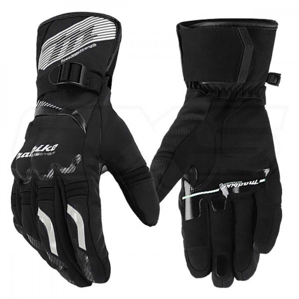 Guante Madbike Mad65 Invierno Negro Blanco