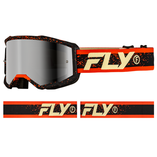 Antiparra Fly Zone Rojo Naranjo Manchas