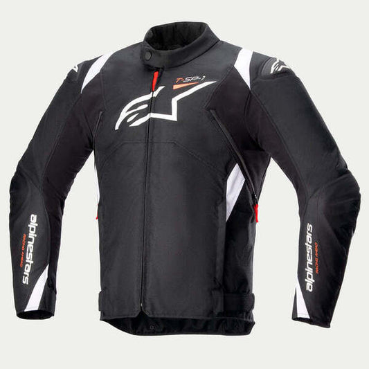 Chaqueta Alpinestar T-SP 1 V2 Impermeable Negro Blanco