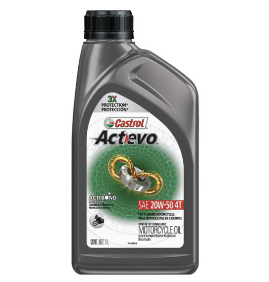 Aceite Castrol Actevo 20w50 Semi Sintetico