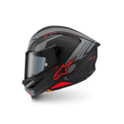 Casco Alpinestars SR7 Core Gris Rojo Mate