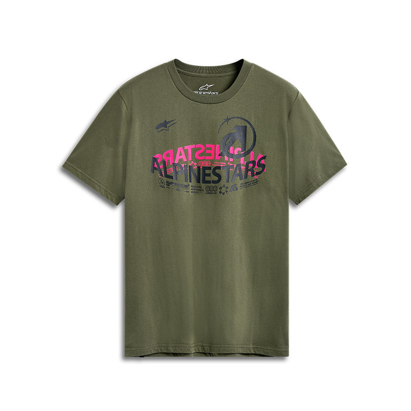 Polera Alpinestars Semicircle Verde