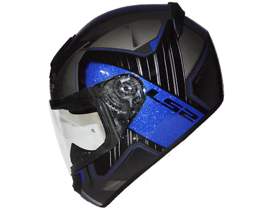 Casco Ls2 FF352 Gold Azul