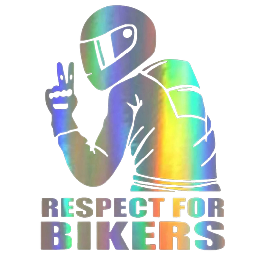 Adhesivo Respect For Bikers