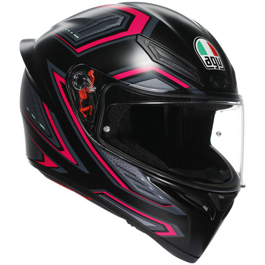 Casco AGV K1 Sling Negro Rosa