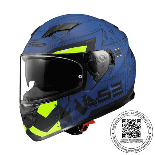 Casco LS2 FF320 Max Azul