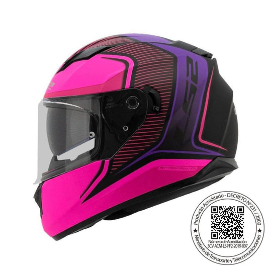 Casco LS2 FF320 Flaux Rosa
