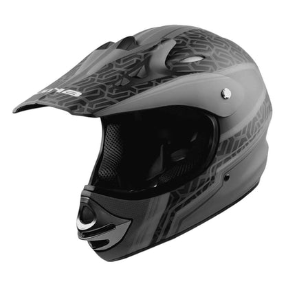 Casco GHB 818 Grid Negro Gris Mate