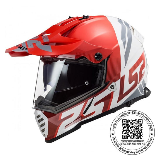 Casco Ls2 Mx436 Rojo Evolve