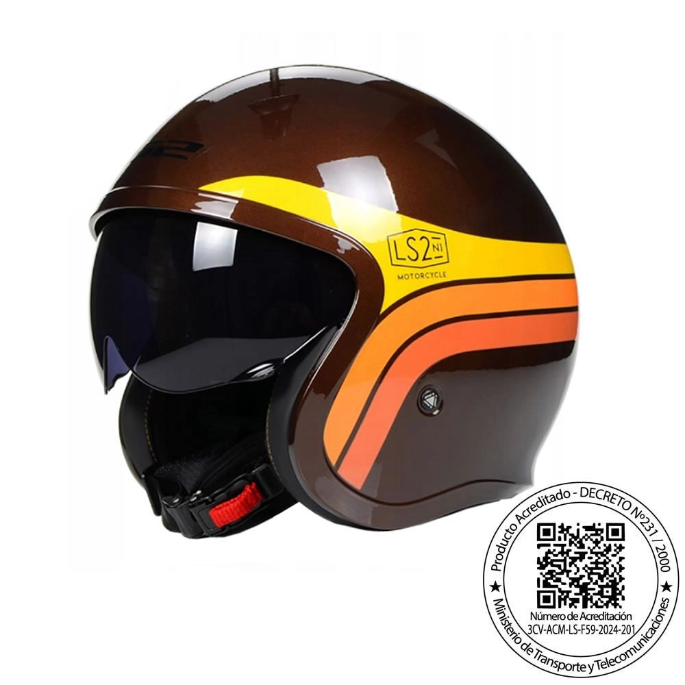 Casco LS2 OF599 Sunrise Cafe