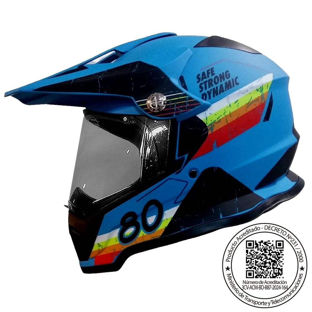 Casco GHB 819-7 Celeste