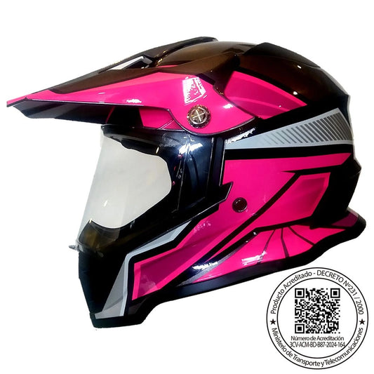 Casco GHB 819-7 ZKIT Tropico Fucsia
