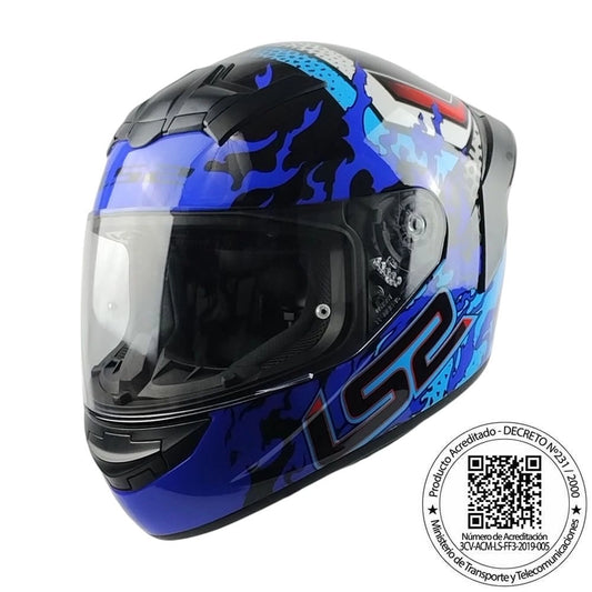 Casco LS2 FF352 Antars Azul