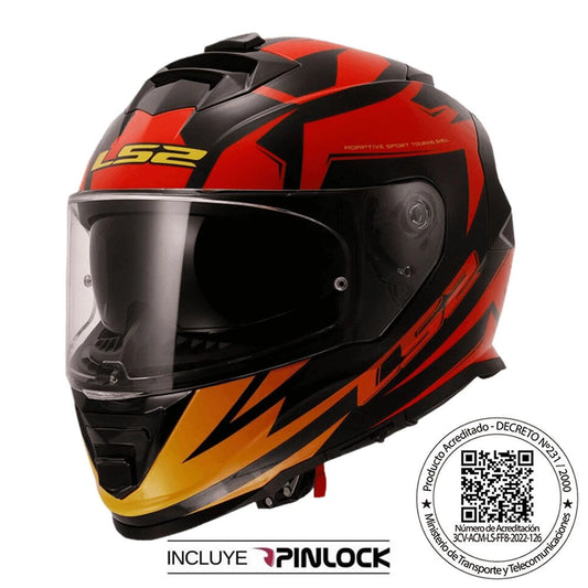 Casco LS2 FF800 Atomik Rojo Shadow