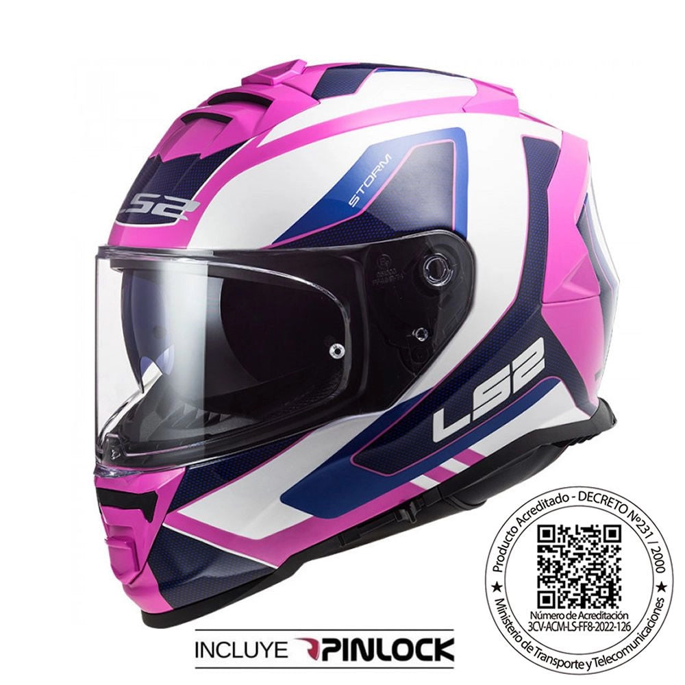 Casco LS2 FF800 Techy Rosa