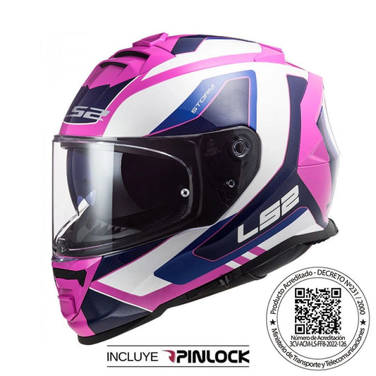 Casco LS2 FF800 Techy Rosa