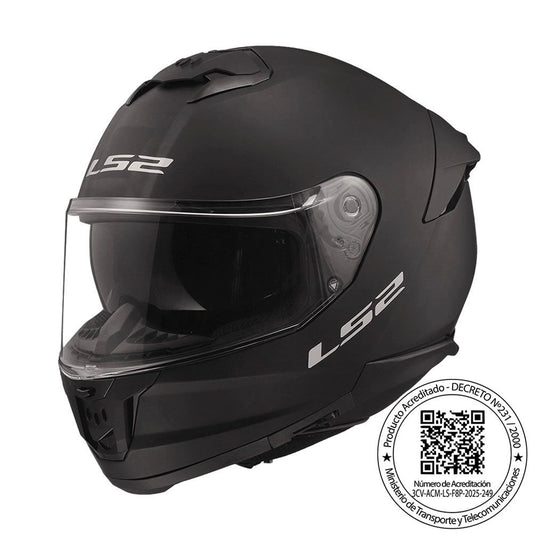 Casco LS2 FF808 Stream II Negro Mate