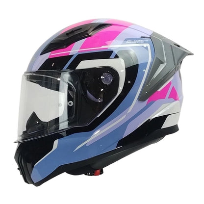 Casco LS2 FF810 VIGO FOKUS Lila Blanco