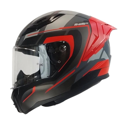 Casco LS2 FF810 VIGO Fokus Rojo Gris Mate