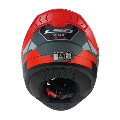Casco LS2 FF810 VIGO Fokus Rojo Gris Mate