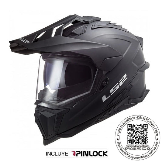 Casco LS2 MX701 EXPLORER Negro