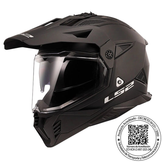 Casco LS2 MX702 Negro Mate