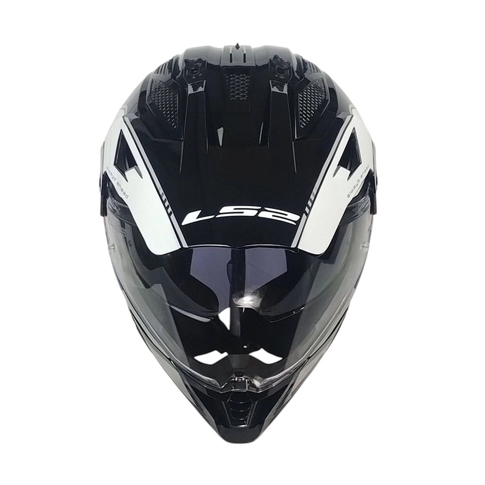 Casco LS2 MX702 Rally Rojo Blanco Azul