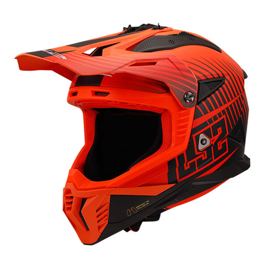 Casco Ls2 MX708 Fast Duck Naranjo