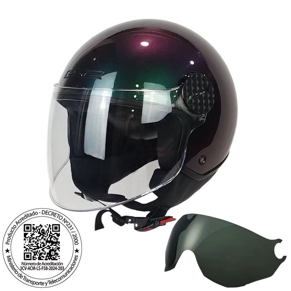 Casco LS2 OF558 Sphere Lux II Camaleon