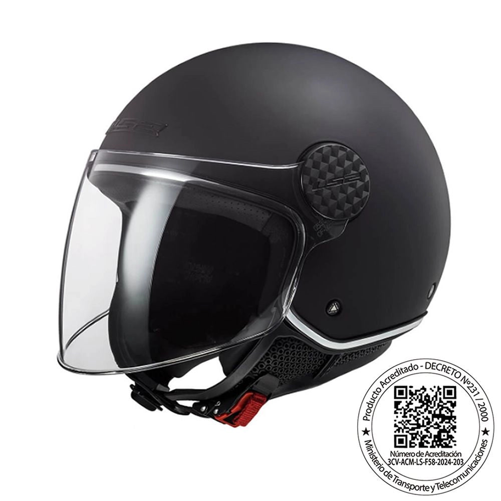 Casco LS2 OF558 Sphere Negro Matte