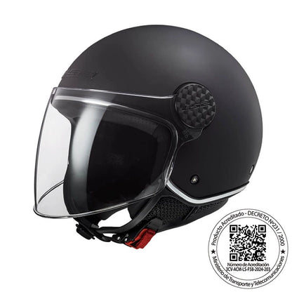 Casco LS2 OF558 Sphere Negro Matte