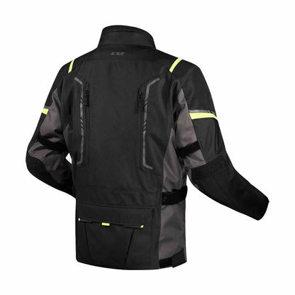 Chaqueta Ls2 Narvik Mujer Negro Amarillo
