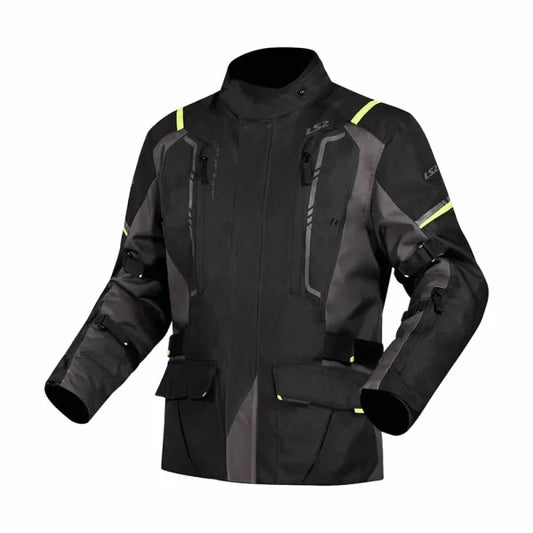 Chaqueta Ls2 Narvik Negro Amarillo