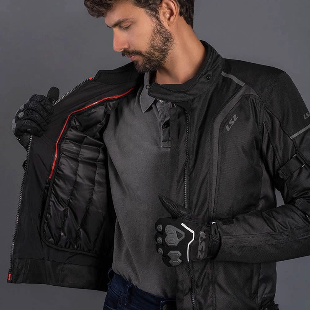 Chaqueta Ls2 Sepang Negro Gris